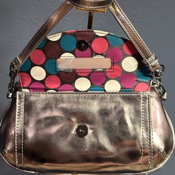 Nine West Nine & Co Maylee Shoulder Bag Crossbody Bag Metallic Bronze NWT - Picture 1 of 13
